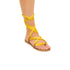 Sandali bassi con fusciacca elasticizzata gialla Swish Jeans, Donna, SKU w041000478, Immagine 0